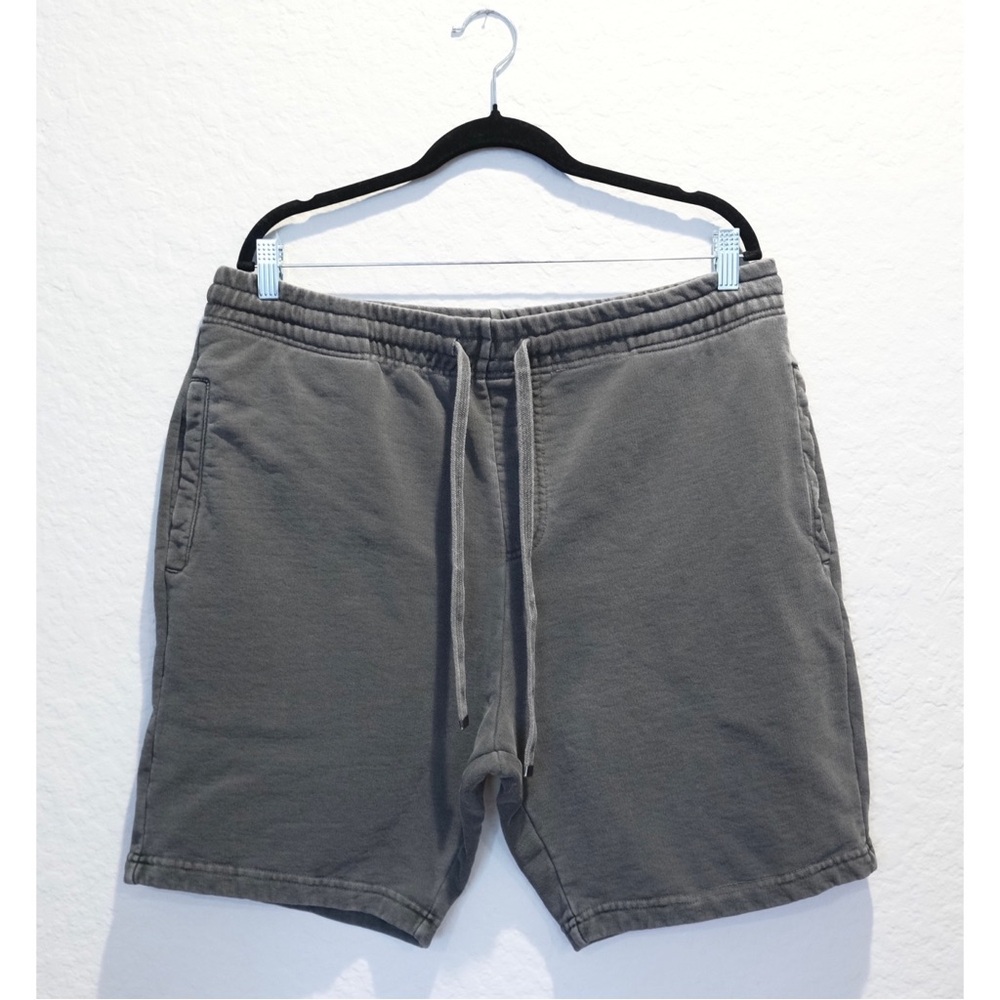 Talentless Heavyweight Terry Fleece Sweat Shorts Men’s L Gray Drawstring Pockets